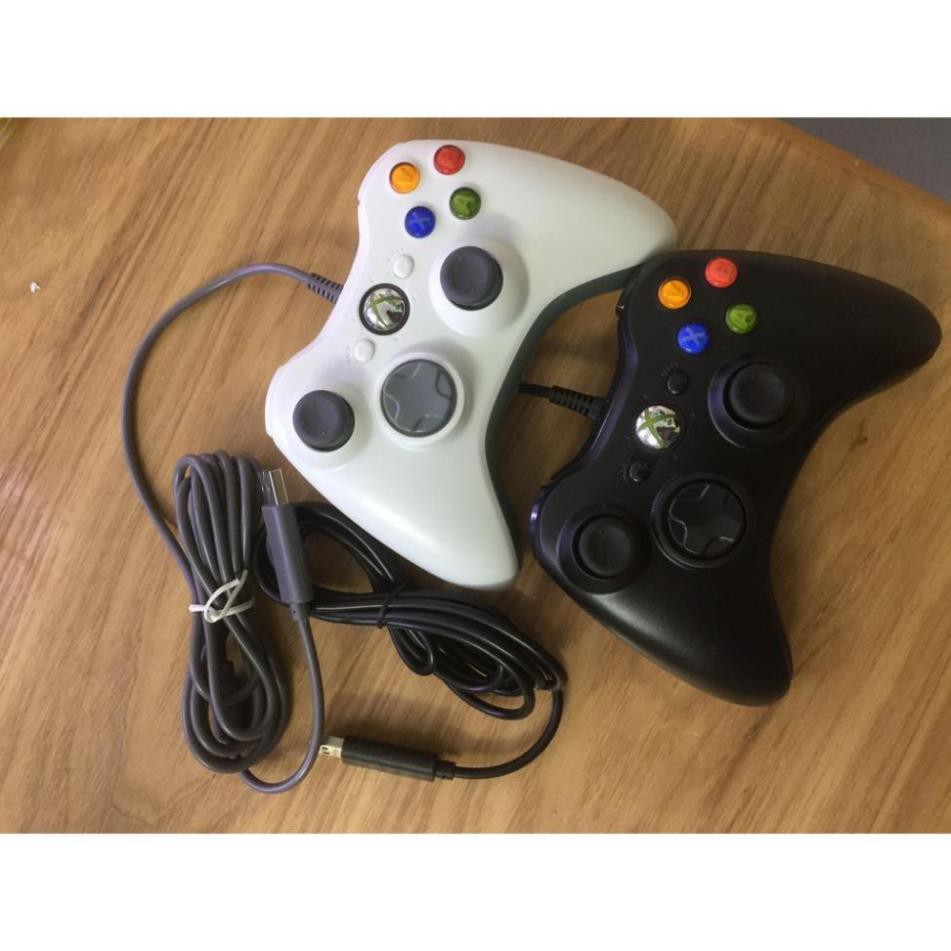 Tay Cầm Xbox 360 Controller Có Dây Chơi Game Cho PC FO3 FO4 PS