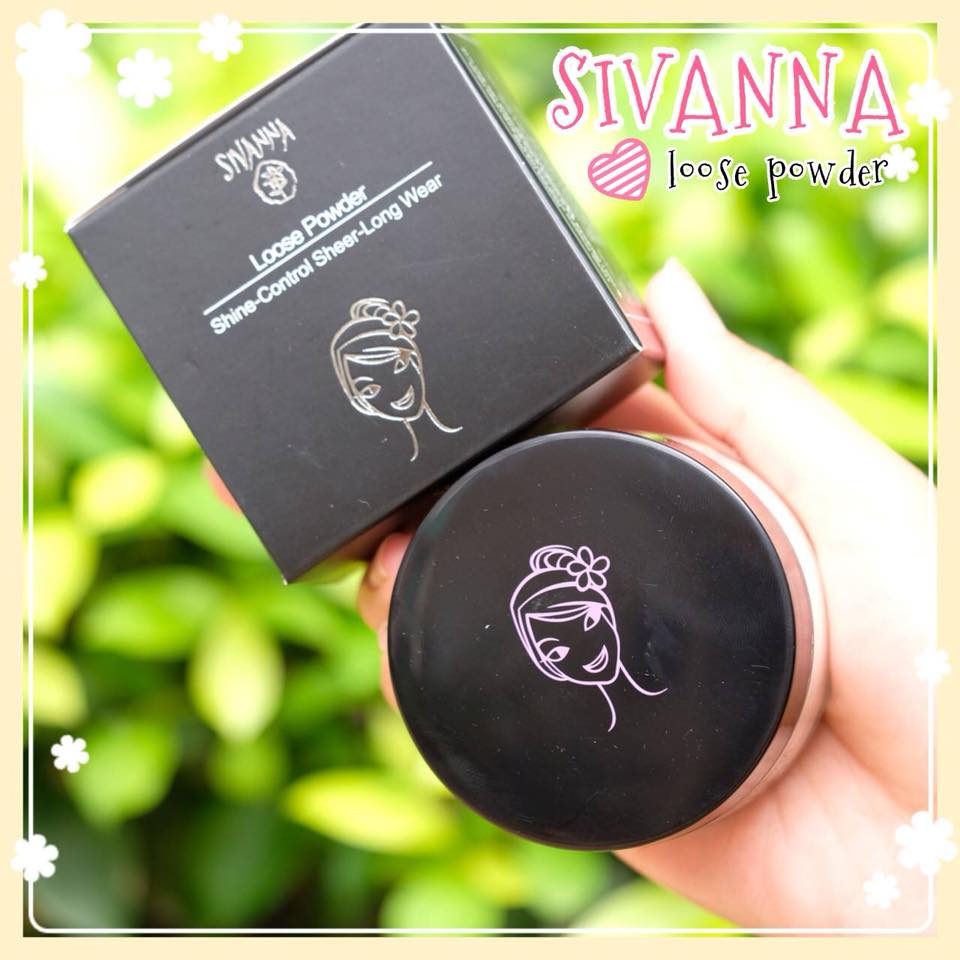 (Mịn, kiềm dầu)Phấn phủ bột Sivanna Loose Powder Thái Lan F010