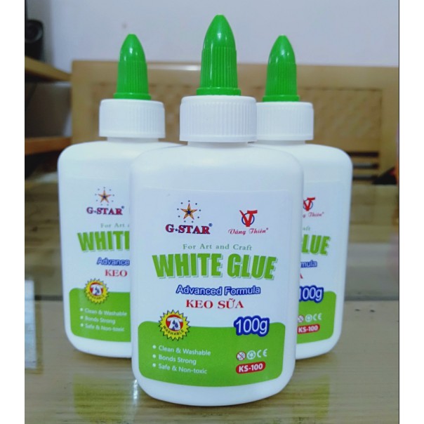 01 Chai Hồ dán Gstar 40/100g (keo sữa Gstar) - Làm đồ Handmade