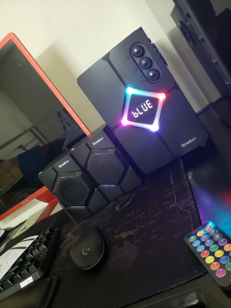 Loa Bosston Bluetooth T1800-BT 2.1 Đèn Led RGB