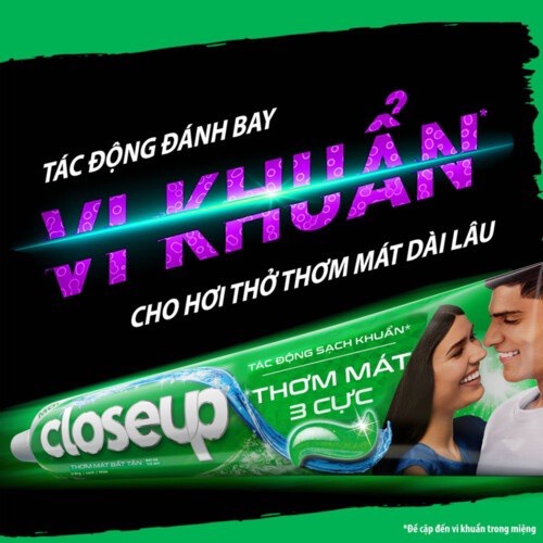 Kem Đánh Răng Closeup Thơm Mát Bất Tận Hộp 180g (BIBISTORE)