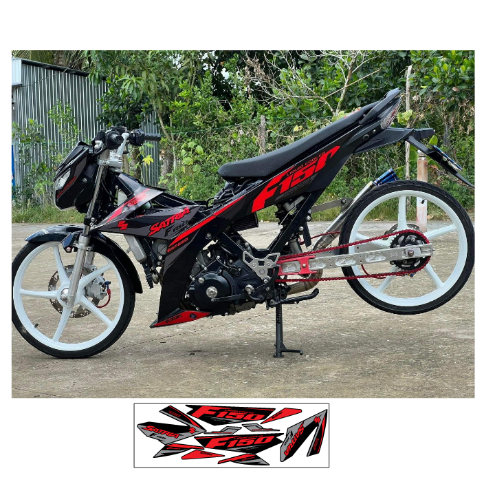 Tem rời satria - mẫu F150 - mẫu 7 màu
