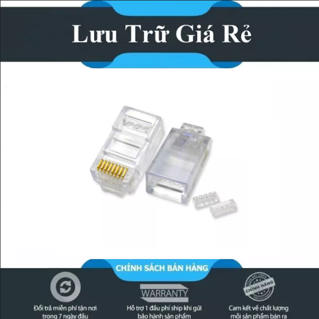 [Hàng Mới Về]  Đầu bấm dây mạng RJ45 - Sản phẩm tốt