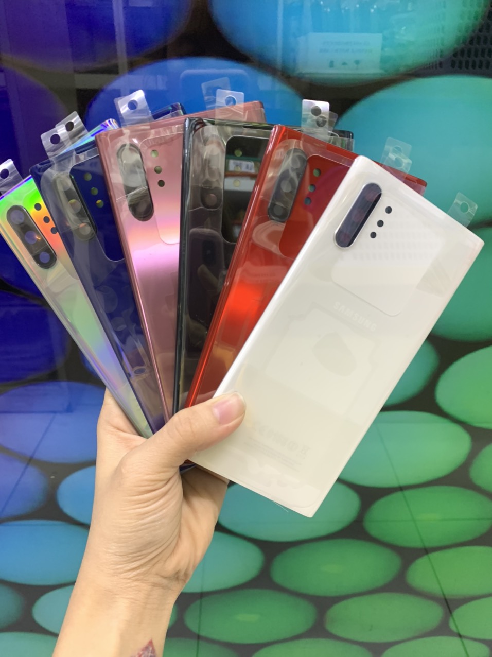NẮP LƯNG ĐIỆN THOẠI SAMSUNG NOTE 10 PLUS ZIN