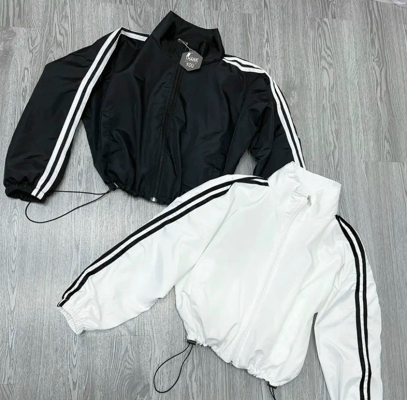 Áo Dù Croptop Kiểu Dáng Cá Tính Sành Điệu.Tp