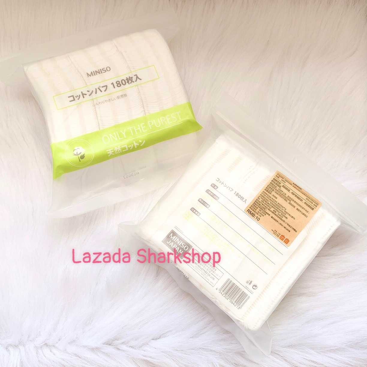Bông Tẩy Trang Miniso 180 Miếng Nhật Bản