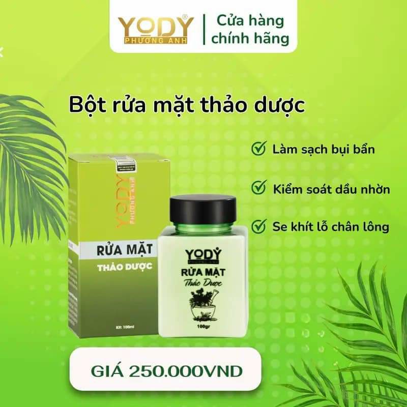 [Chính Hãng] Rửa Mặt Thảo Dược  Yody Phương Anh