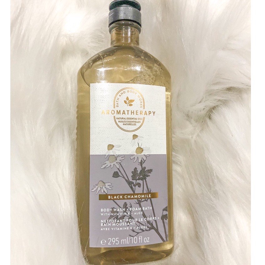 Sữa tắm thư giãn Black chamomile - Bath & Body Works Aromatherapy