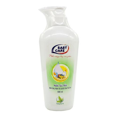 Nước Súc Rửa Bình Sữa Baby Care 500ml (Hương bạc hà)