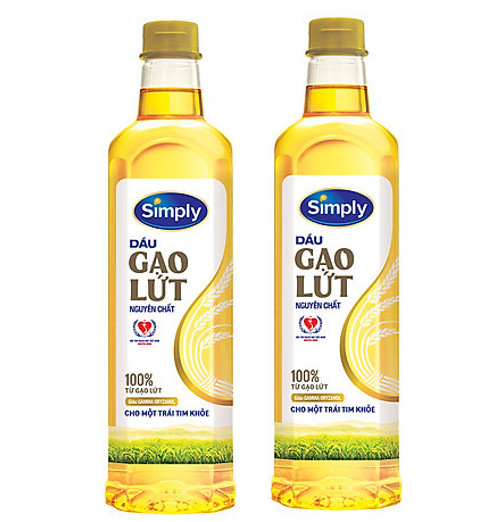 Dầu Gạo Lứt Cao Cấp Simply 1L