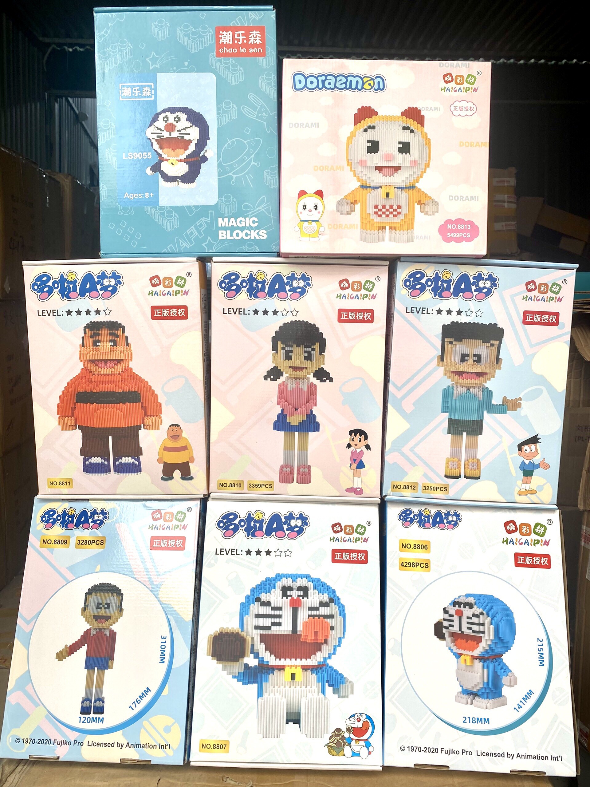 BỘ LEGO LẮP RÁP MÔ HÌNH DORAEMON với 4298 chi tiết
