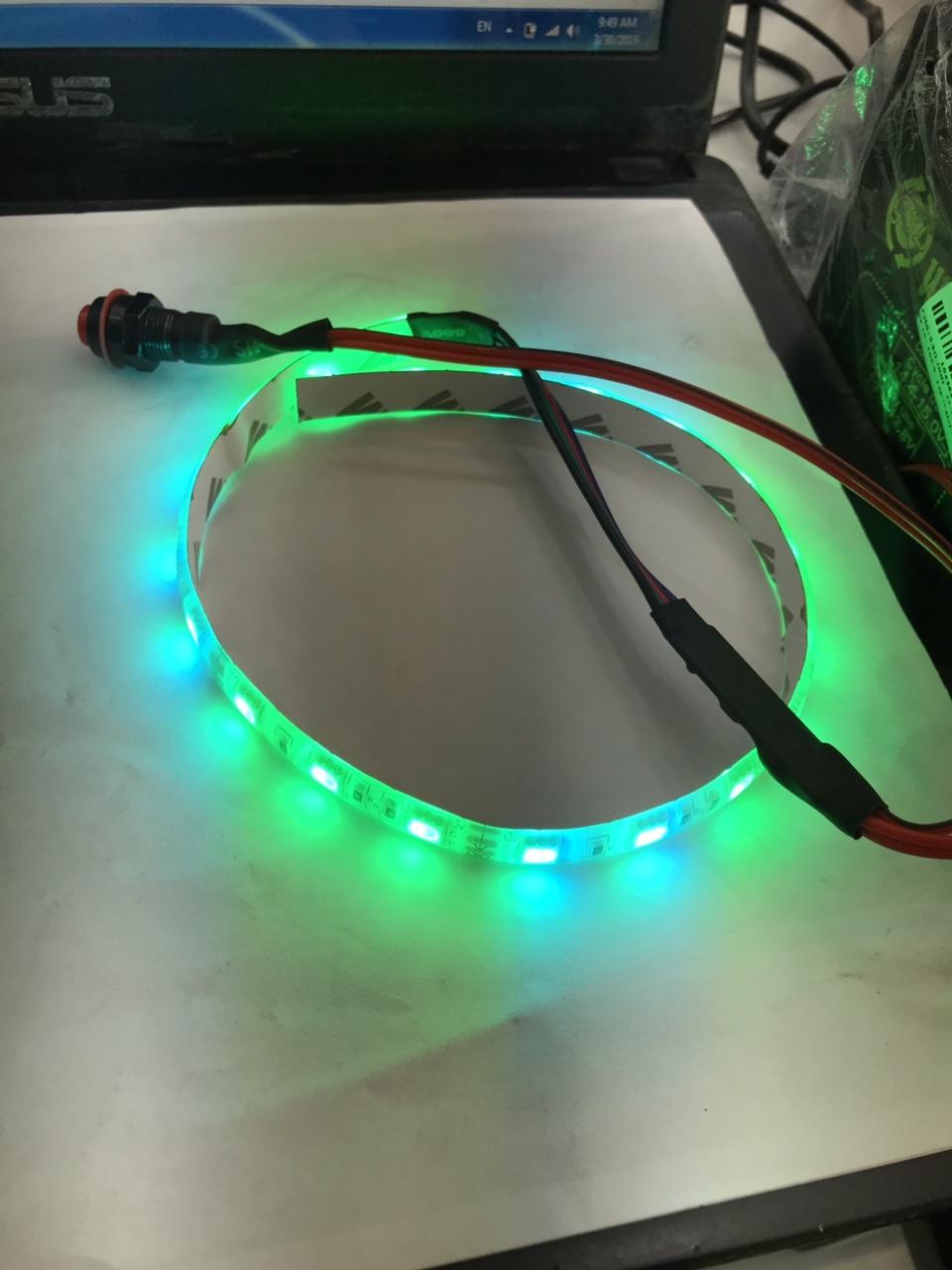 BỘ LED DÂY ĐỘ ĐÈN ĐỒNG HỒ XE MÁY 12v