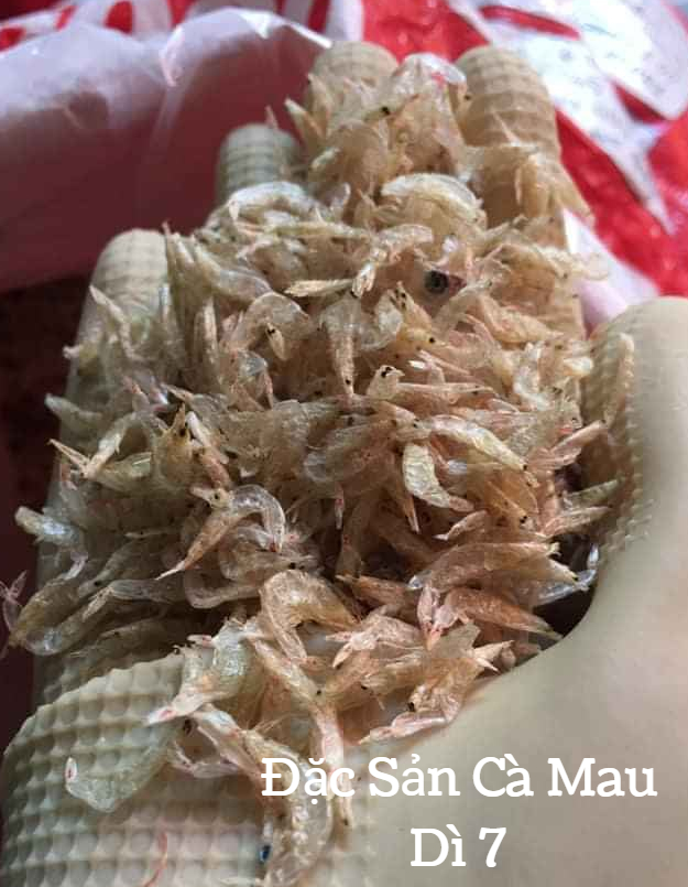 [1KG] Ruốc khô (Tép khô) Cà Mau trắng sạch đẹp nhà tự phơi