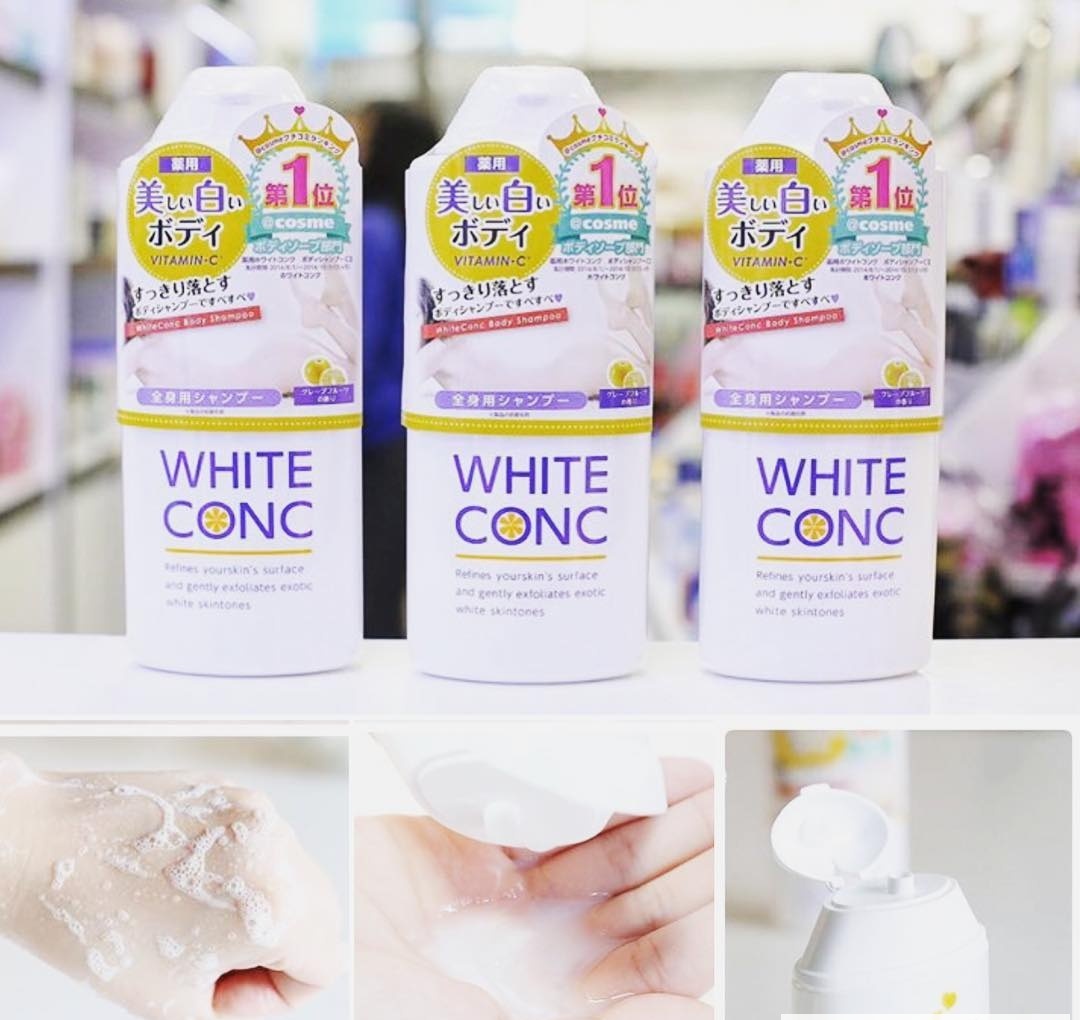 Sữa tắm trắng da White Conc 600ml Nội Địa Nhật Bản