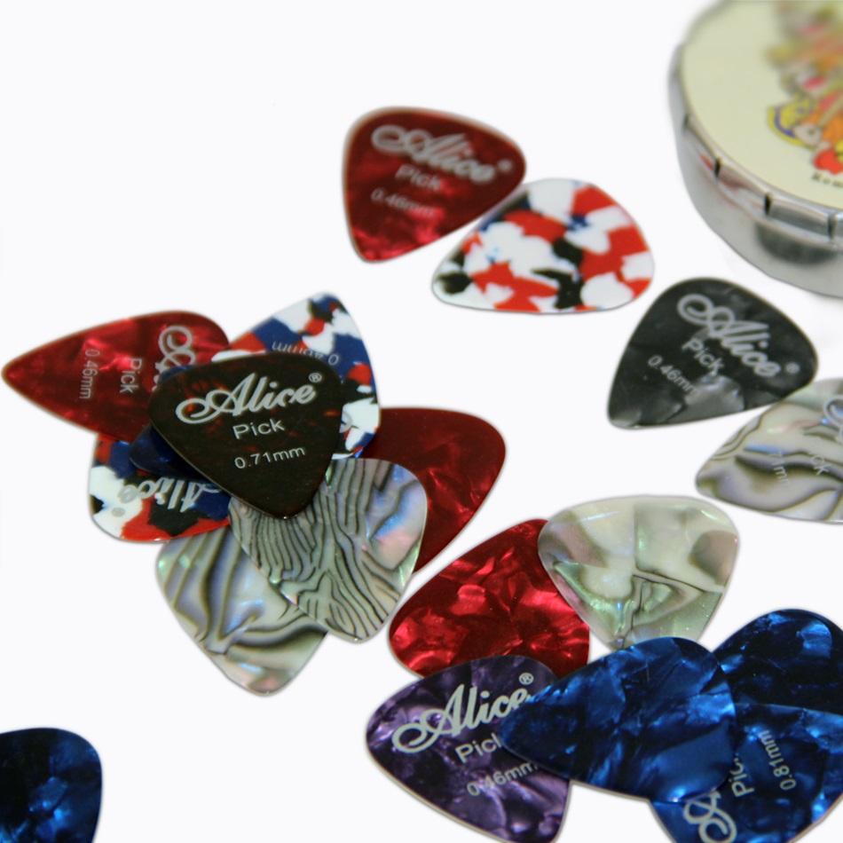 [HCM]Combo 10 phím (pick) gảy đàn Guitar/ Ukulele Alice 0.46mm - HappyLive Shop