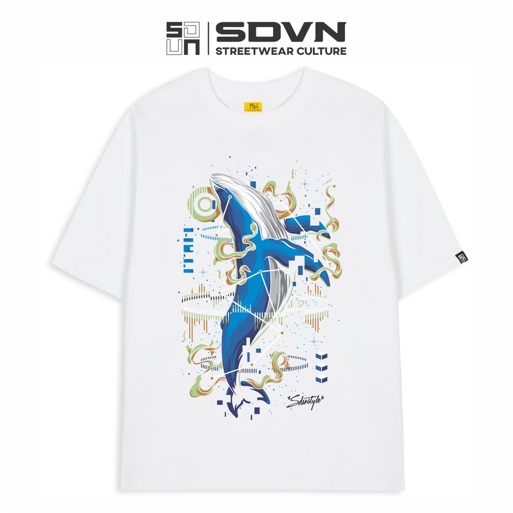 Áo Thun Unisex Nam Nữ SDVN Whale