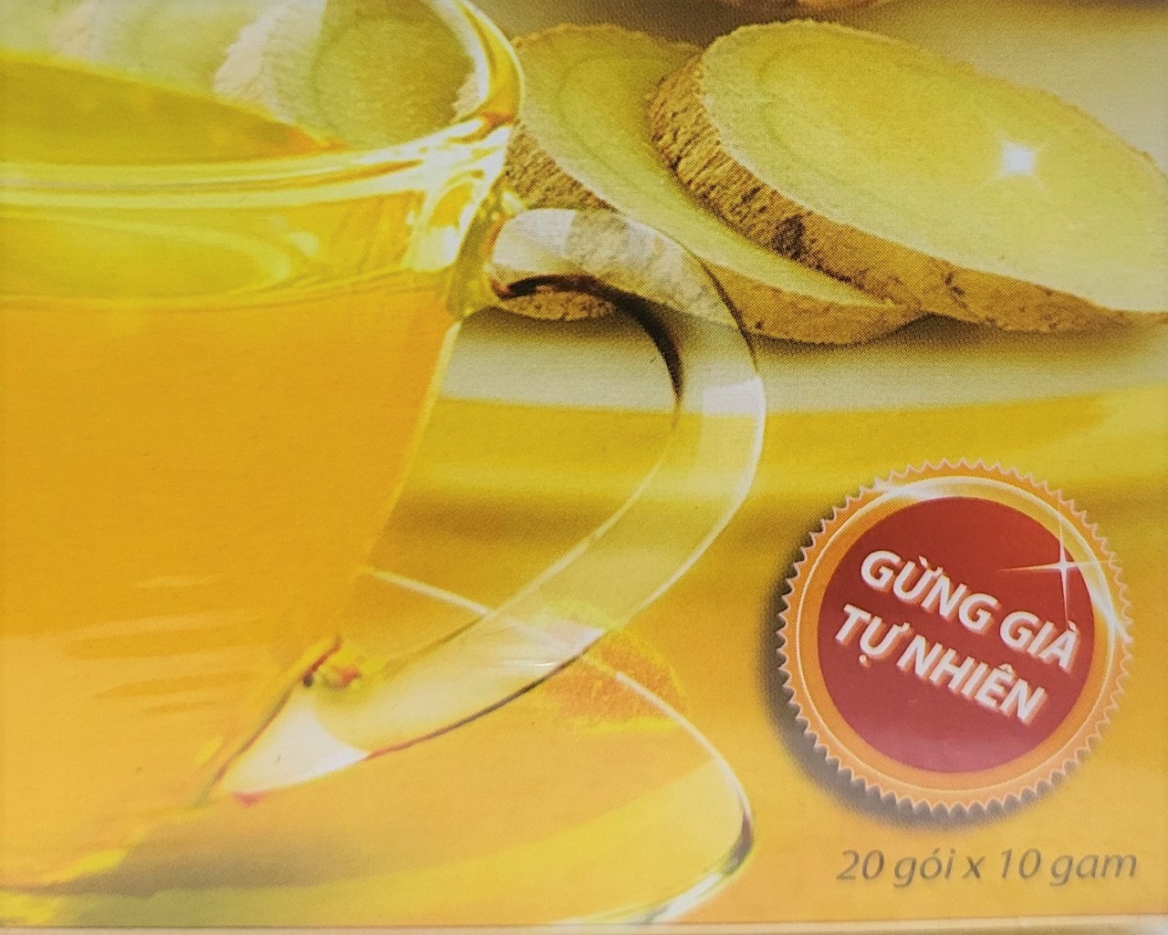 [Hộp 200g (20 gói x 10gram)] TRÀ GỪNG HÒA TAN [VN] COZY Hot Ginger Tea