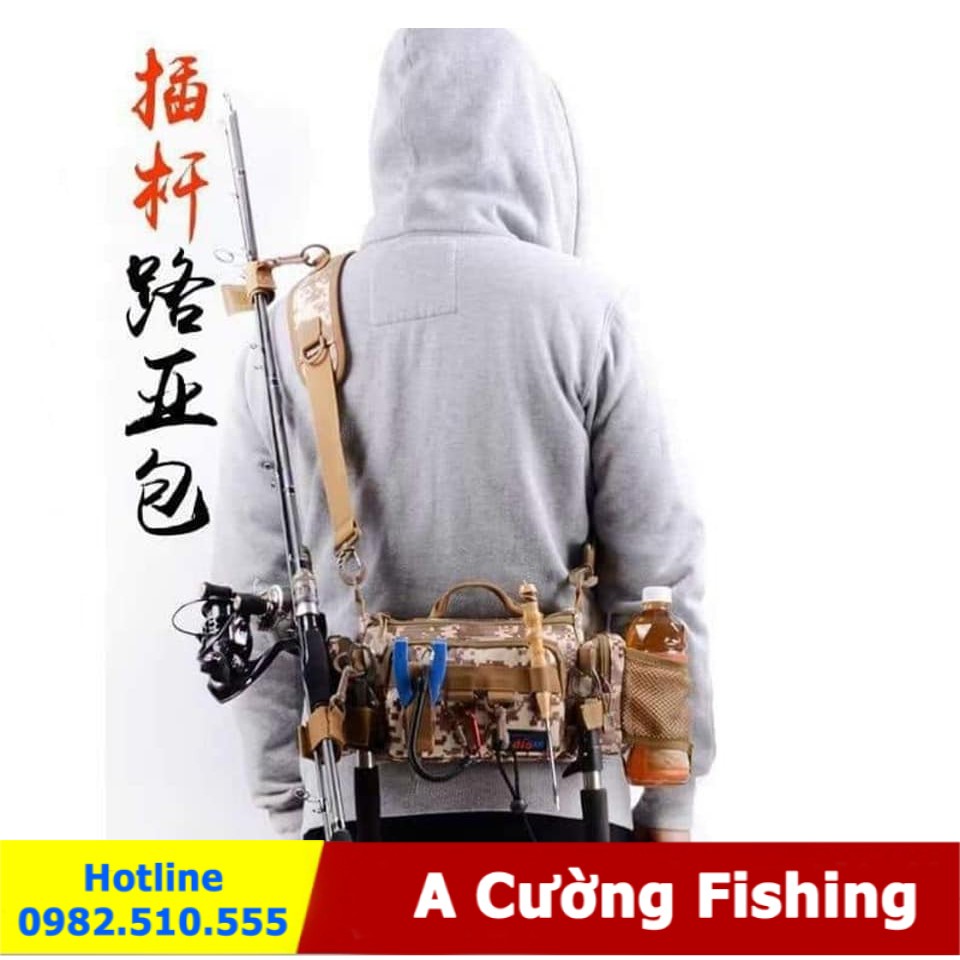Túi đựng đồ câu lure _ túi đựng cần lure siêu tiện lợi