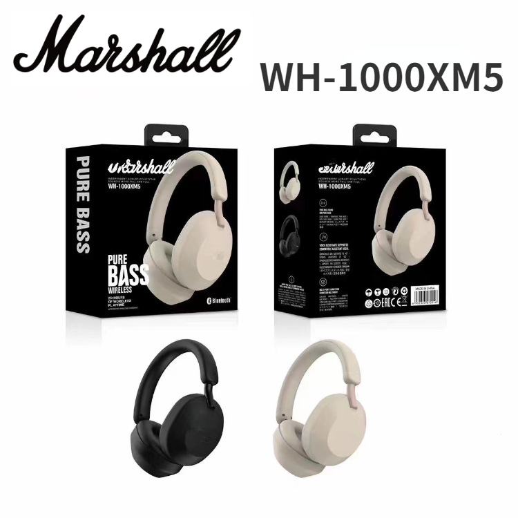 Tai nghe bluetooth Marshall WH-1000XM5 Tai nghe bluetooth không dây Tai nghe  có mic âm bass nặng với chất lượng âm thanh | Lazada.vn