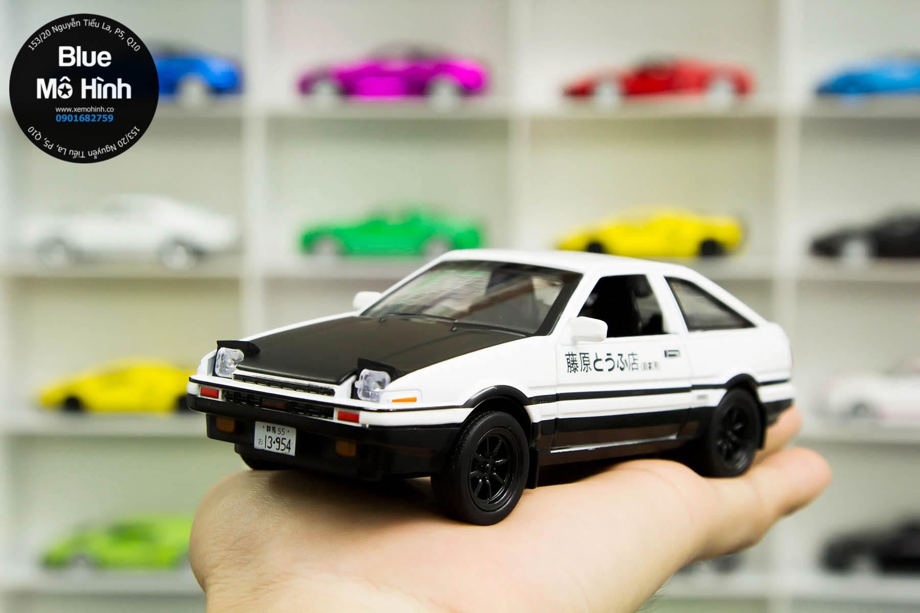 Blue mô hình | Mô hình xe Toyota AE86 Trueno Apex Hatchback tỷ lệ 1:32 Initial D