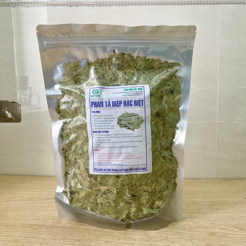 500g Phan Tả Diệp Loại 1 Đức Thiện (Khô, Sạch, Thơm) - Hỗ Trợ Táo Bón, Giải Độc Gan