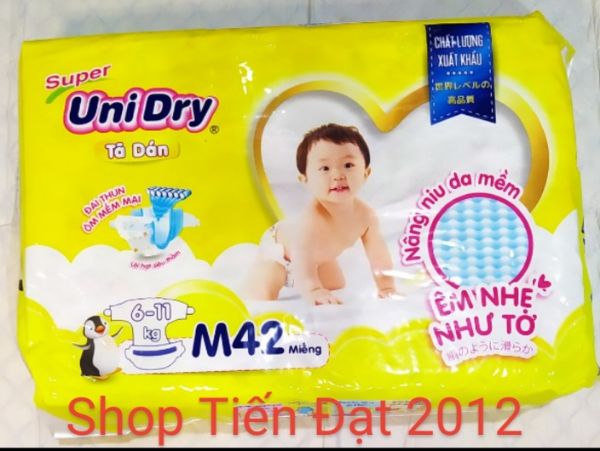 Tã dán Unidry size L38 miếngdùng cho trẻ từ 9 đến 14kg