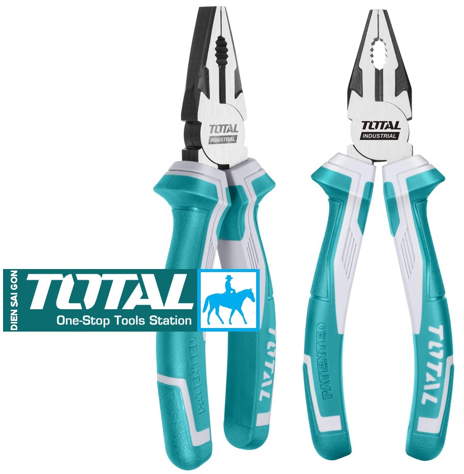 Kềm kìm răng kềm điện 7inch 180mm thép cr-v total tht210706