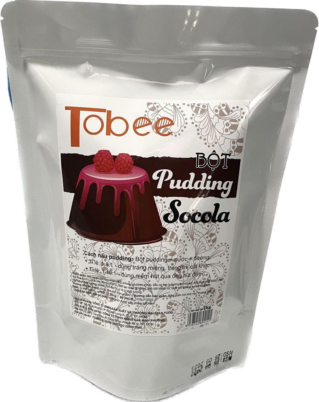 Plan Thơm Ngon- BỘT PUDDING TOBEE 1KG- Nhiều vị