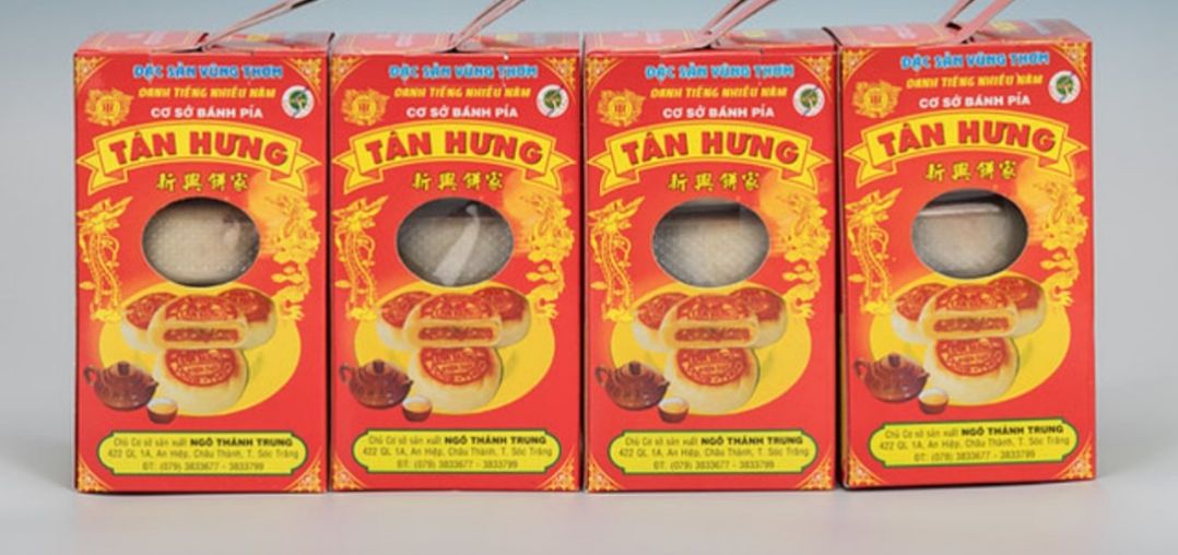 Bánh Pía Tân Hưng (bánh pía nhân mặn) 450g - Đặc Sản Vũng Thơm