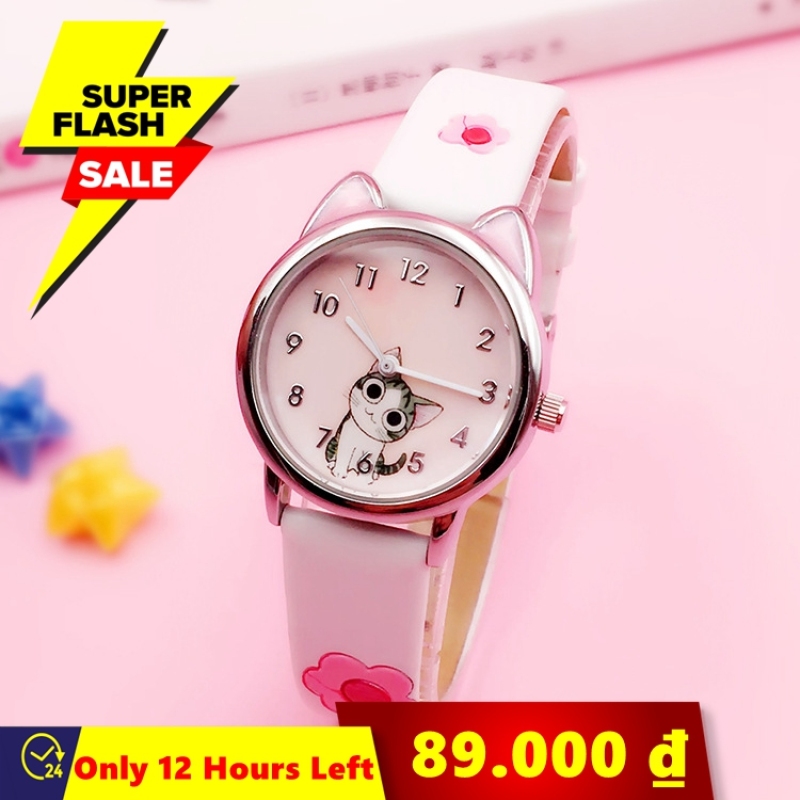 Giá bán CLIBER Mô Hình Mèo Phô Mai Dễ Thương Đồng Hồ Trẻ Em Quartz Analog Đồng Hồ Trẻ Em Cho Bé Trai Bé Gái Đồng Hồ Sinh Viên Quà Tặng