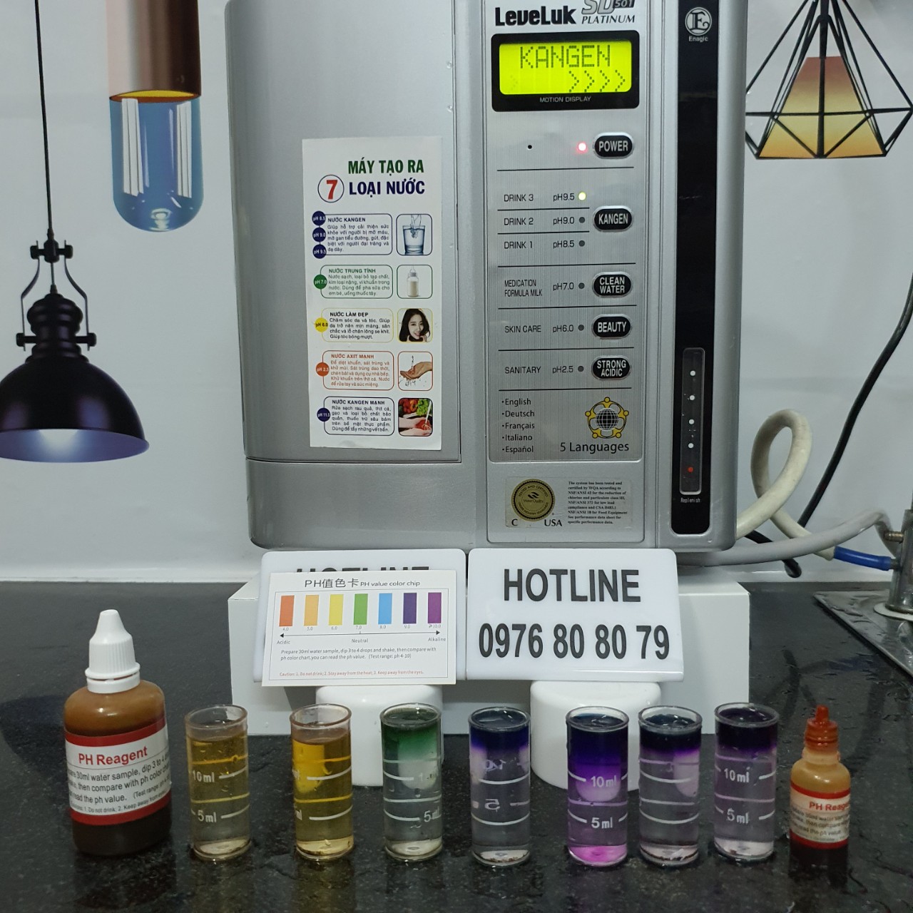 Dung dịch đo độ pH trong nước, chai 10ml hoặc 50ml