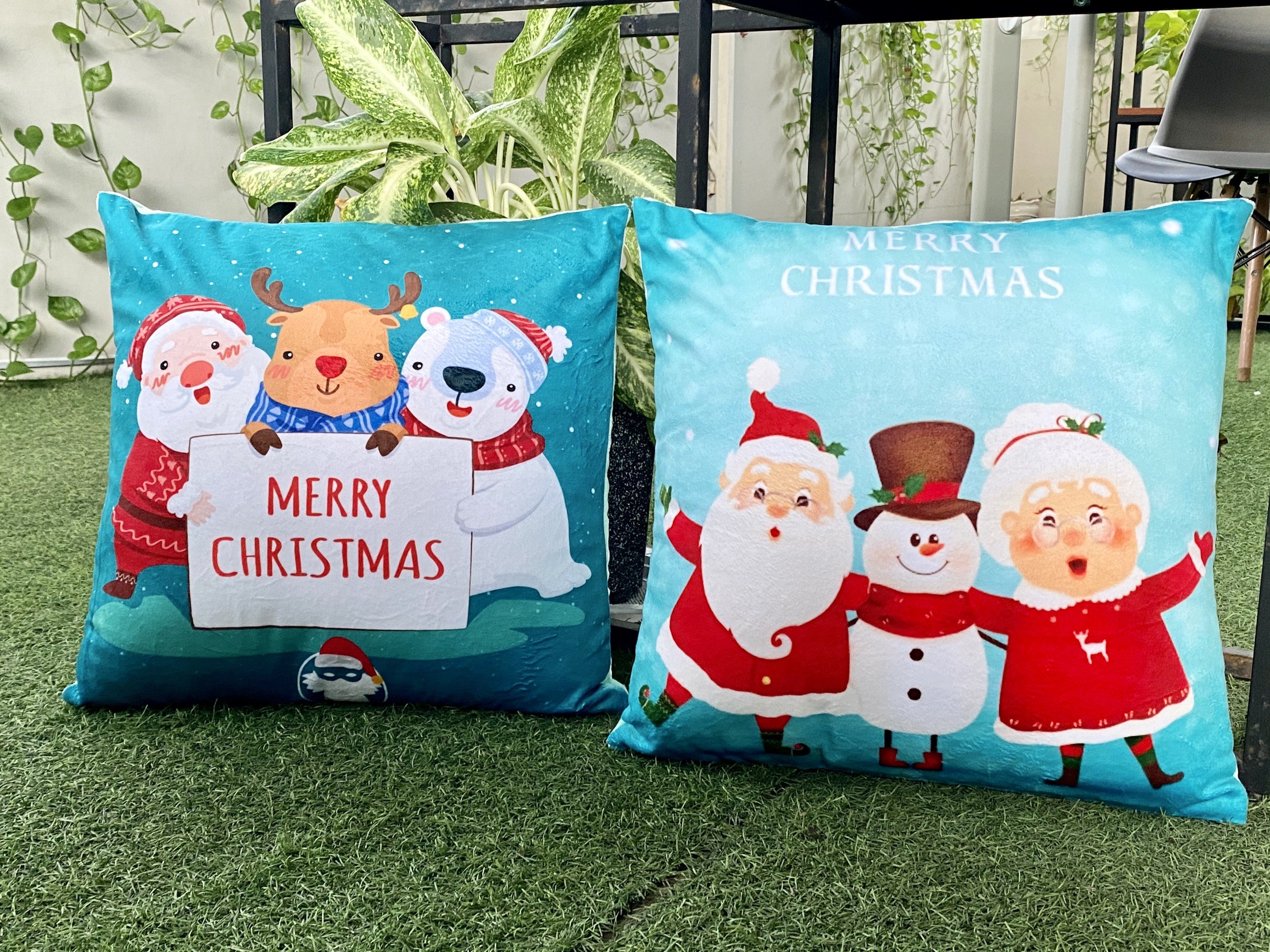 Set 2 vỏ gối noel 45-45cm