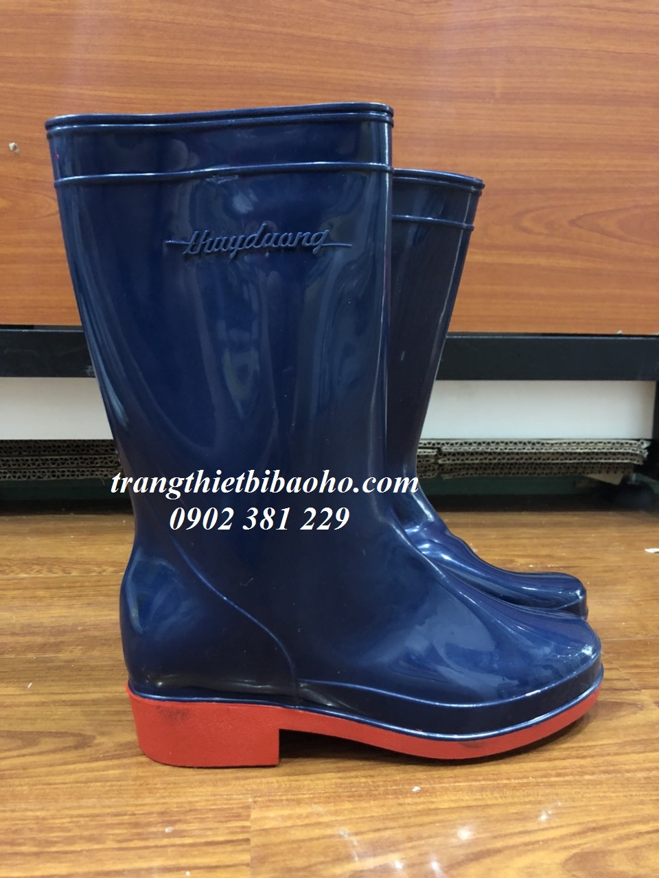 Ủng bảo hộ Thùy Dương dương đỏ chống nước - 285