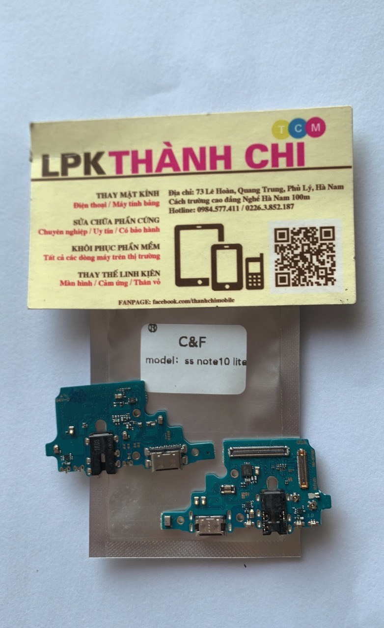 Bo sạc samsung galaxy note 10 lite - cáp sạc / dây chân sạc lắp trong