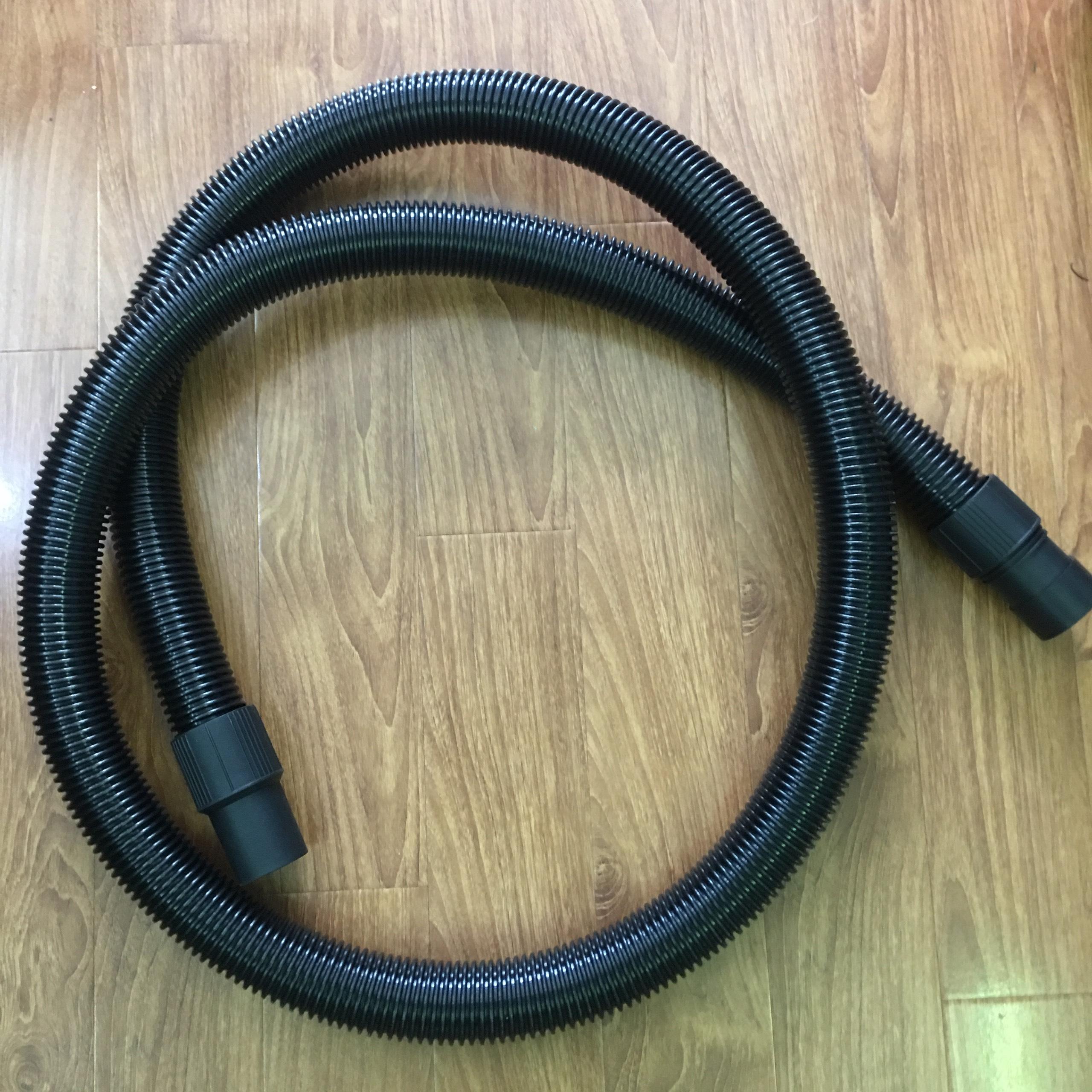 Ống hút bụi gân nhựa cho máy công nghiệp đường kính 40mm - Đầu ống hút cho máy hút bụi