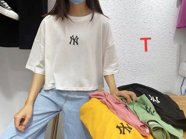 Áo croptop NY TT12 , áo thun nam nữ, áo kiểu nữ, áo nam, sét bộ mặc ở nhà, chất đẹp - THE THY