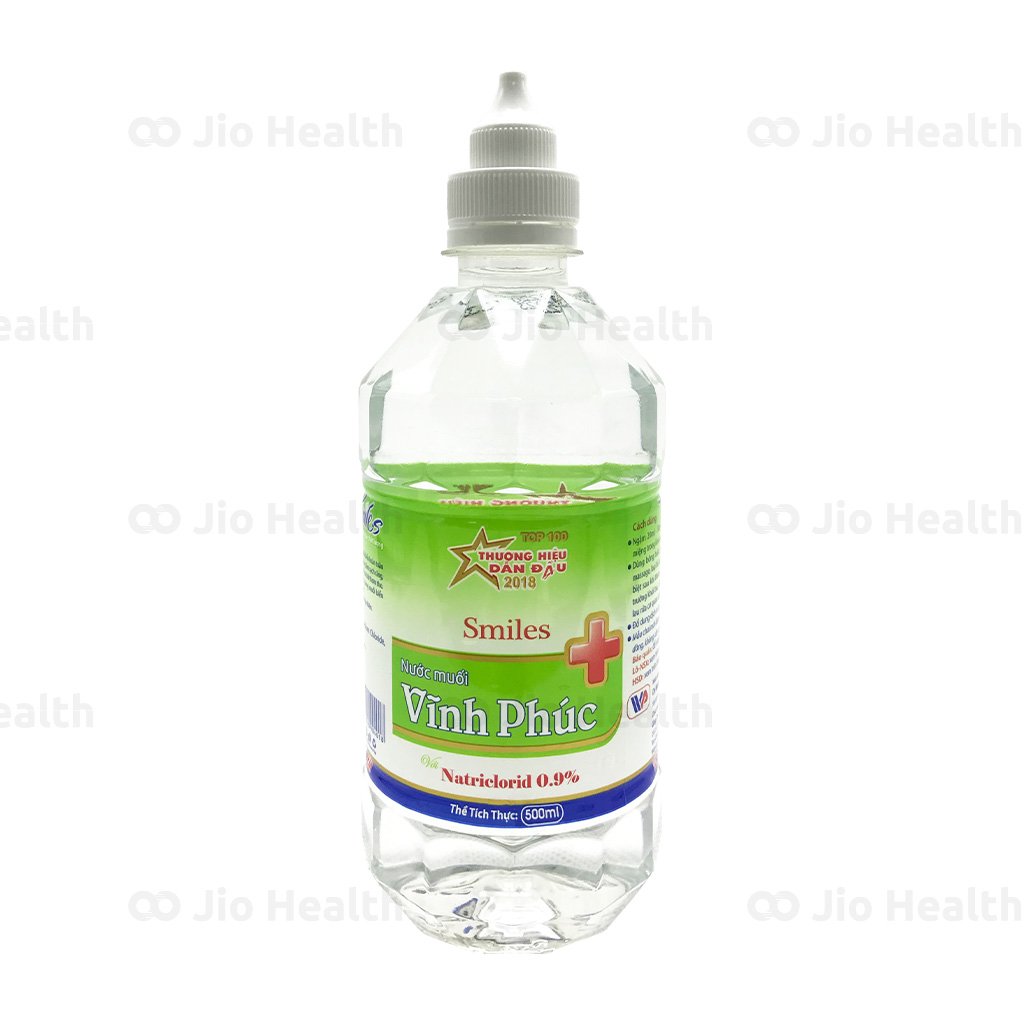 Nước muối giúp sát khuẩn, súc miệng chai 1000ml