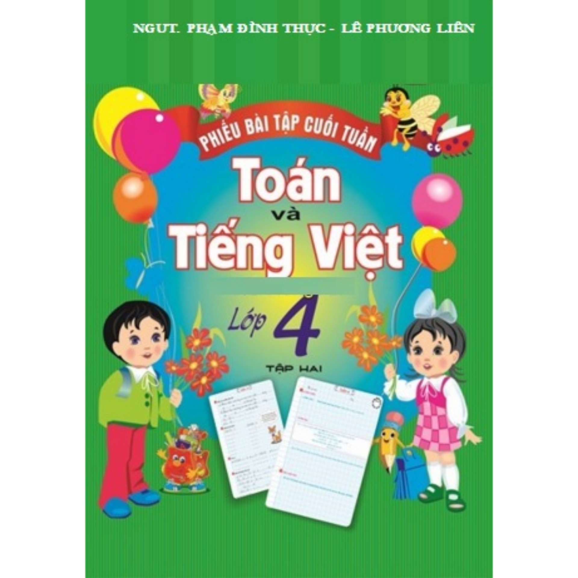 Combo Phiếu Bài Tập Cuối Tuần Toán Và Tiếng Việt Lớp 4