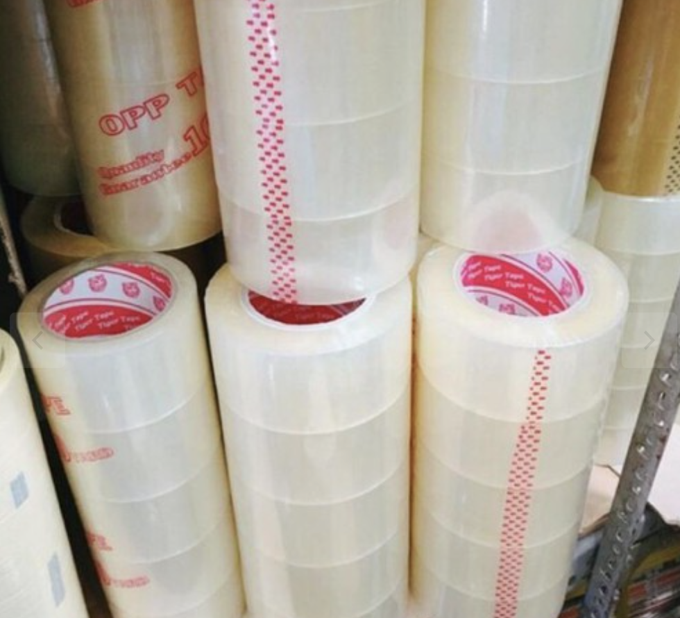 Cây băng keo trong 100Y ( 6 cuộn) 1 kg