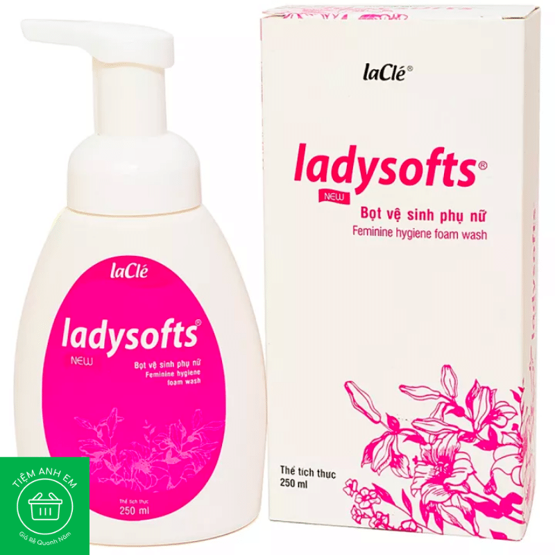 Bọt vệ sinh phụ nữ Ladysofts Chai 250ml (Hồng)