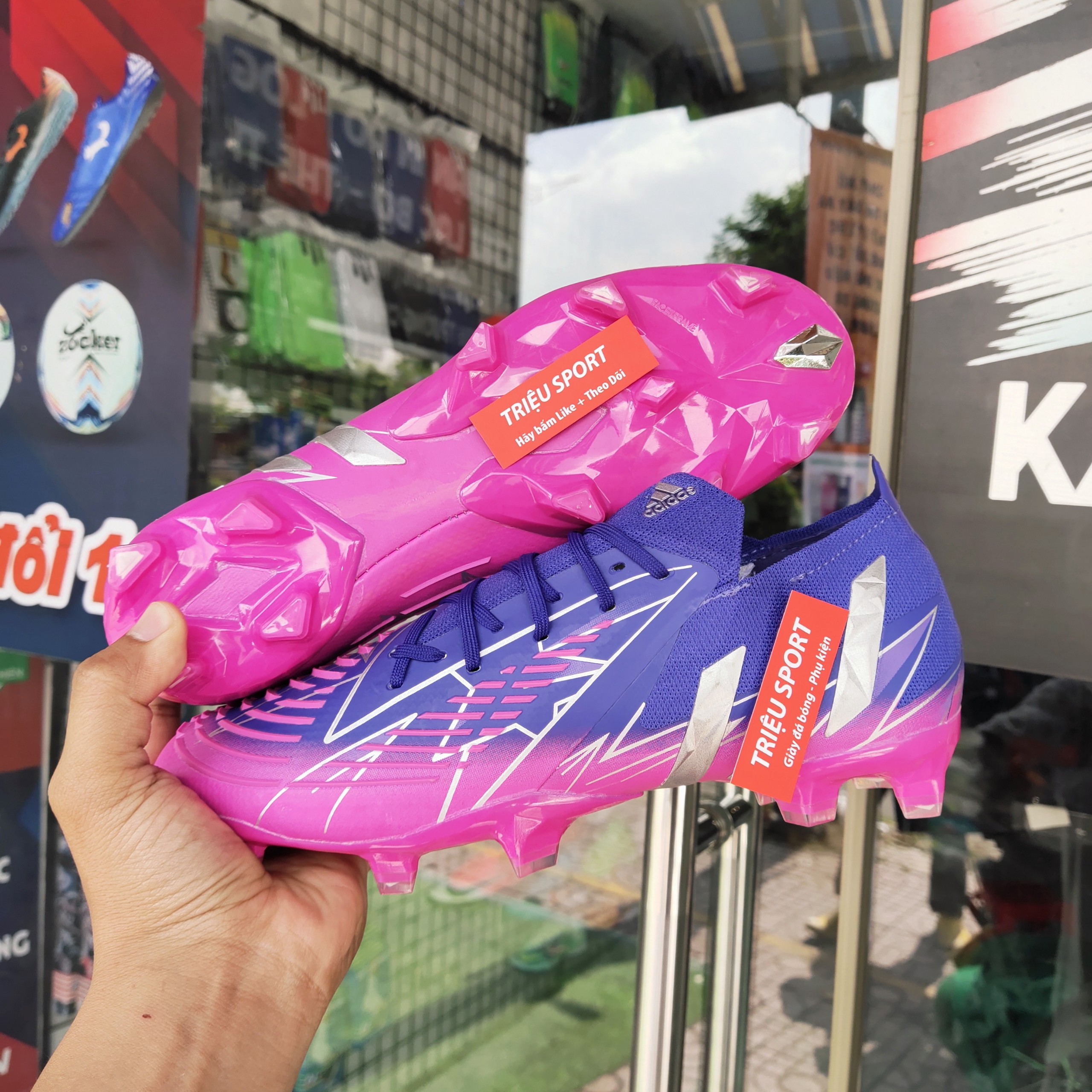 Giày Đá Bóng Predator EDGE .1 FG ( Tặng Hộp + Tất + Túi rút )