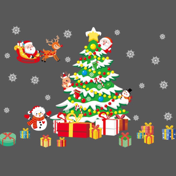 Decal trang trí Noel -