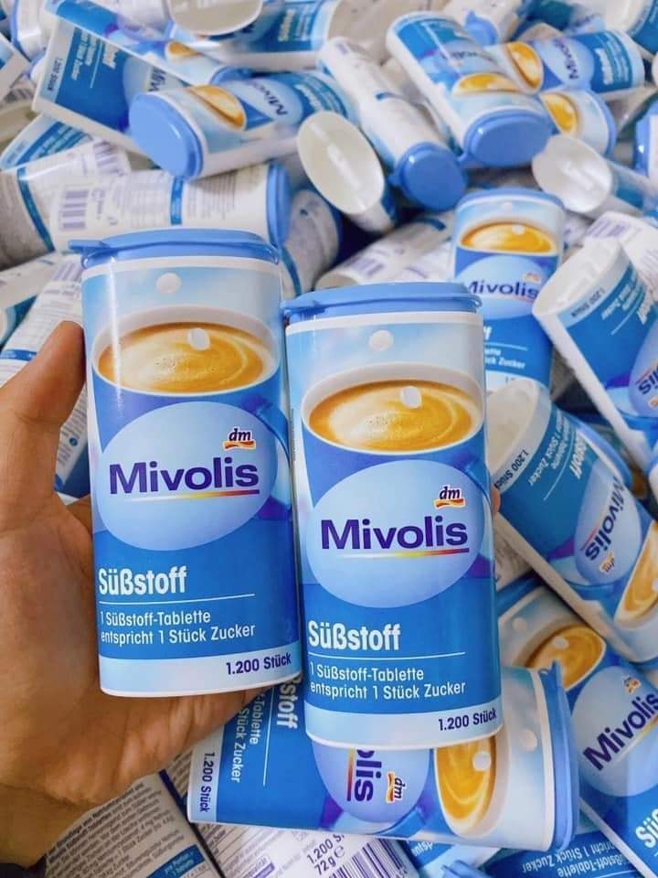 Đường ăn kiêng Mivolis 1200 viên Đức