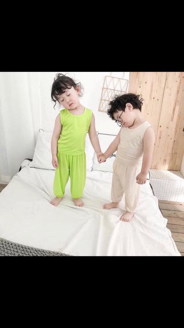 Sét áo 3 lỗ quần alibaba cho bé trai/ gái