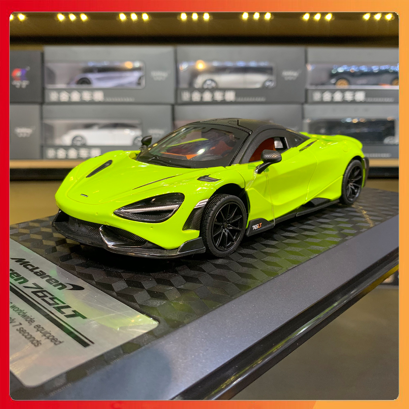Mô hình xe Mclaren 765LT tỉ lệ 1:24 MSZ