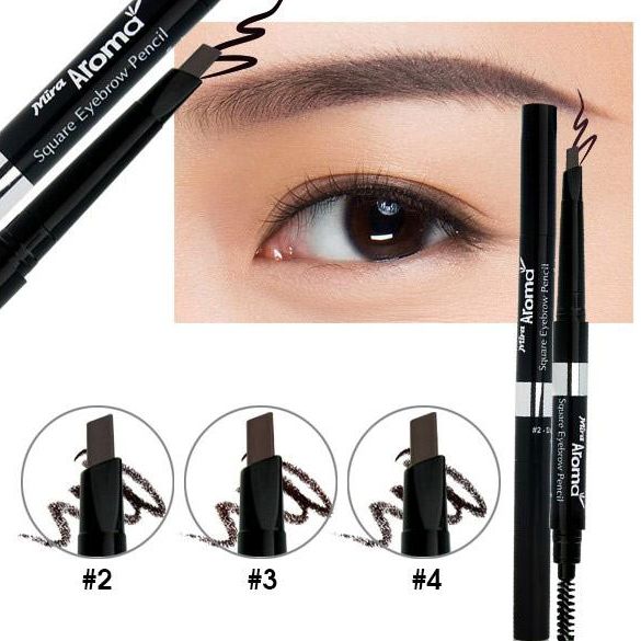 [HCM]Chì mày định hình Mira Aroma Square Eyebrow Pencil Số 4