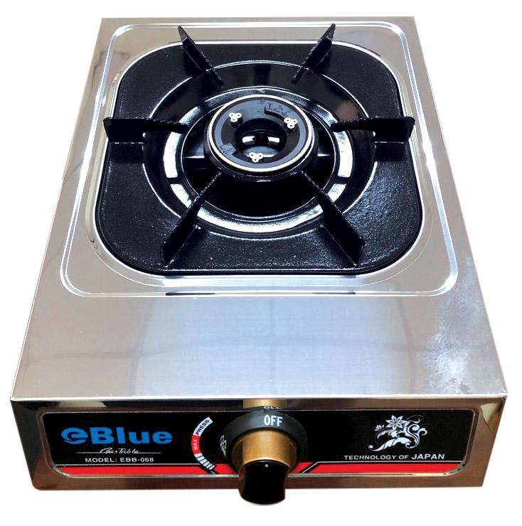 Bếp Gas Đơn Toàn Thân INOX eBlue (Điếu Gang)- EBB068