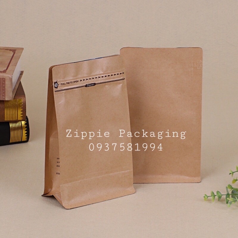 [HCM]Túi zipper giấy kraft 8 cạnh