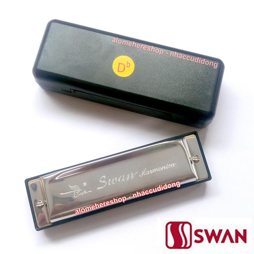 Kèn harmonica Swan SW1020 Key F# (Gb) Bạc