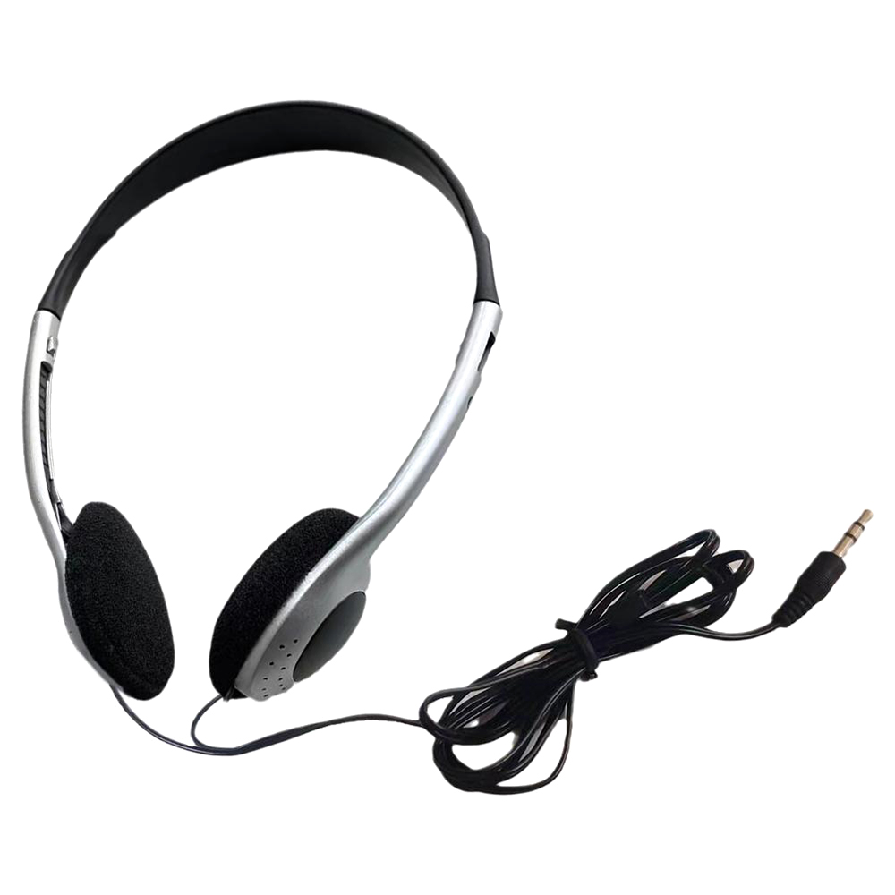 Portable Fashion Sports Headset 3.5MM Wired Earphone Plug-in Gaming Headset Stereo Noise Reduction Suitable for Mobile Phone and Laptop